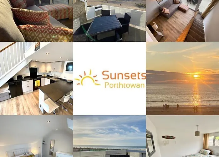 Sunsets In Porthtowan, Cornwall Coastal Holidays